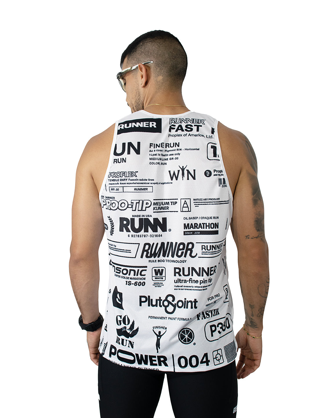 Ref. BLACK LETTERS Esqueleto Running