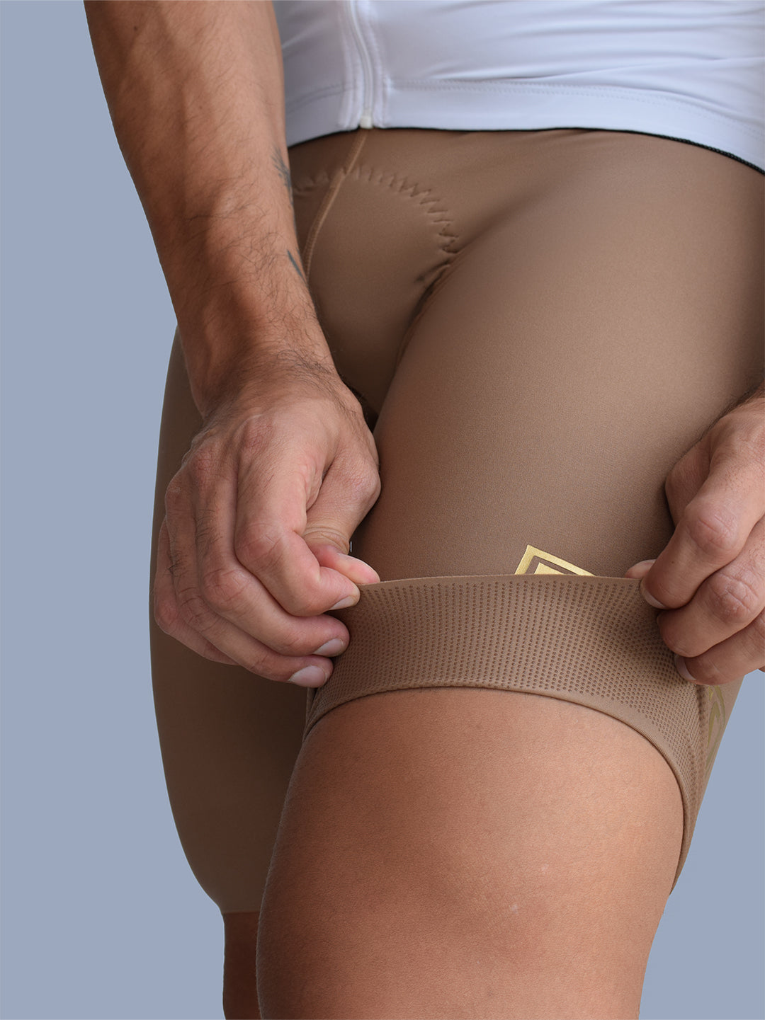 LICRA ÉLITE CON TIRANTES CANNELLE