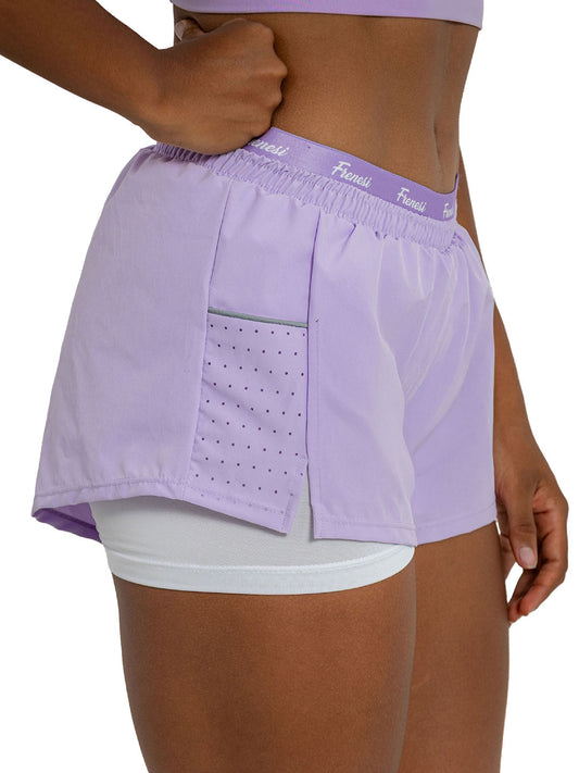 Pantaloneta Flash Lila - P06