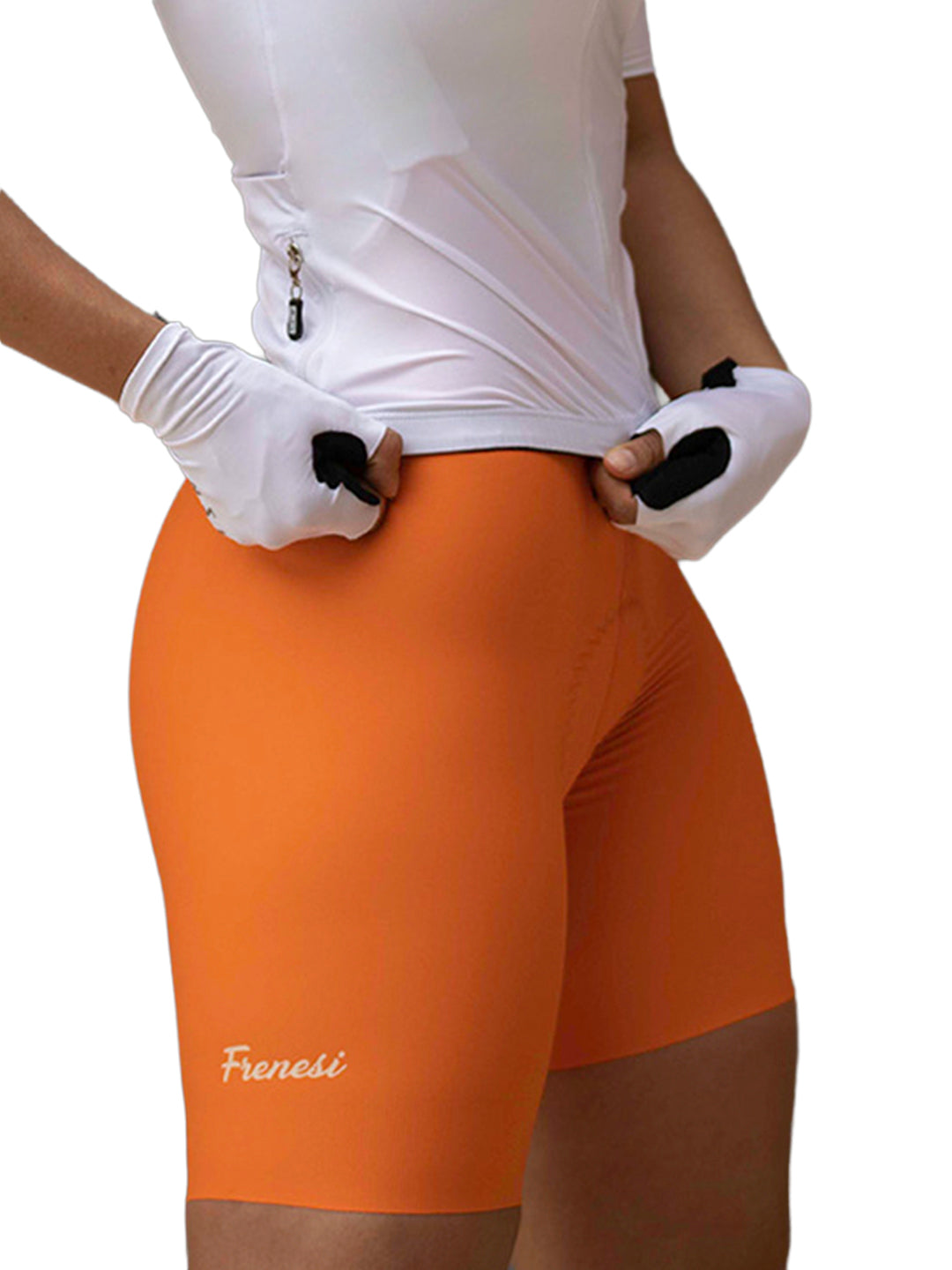 LICRA CORTA CON TIRANTES 'NARANJA'