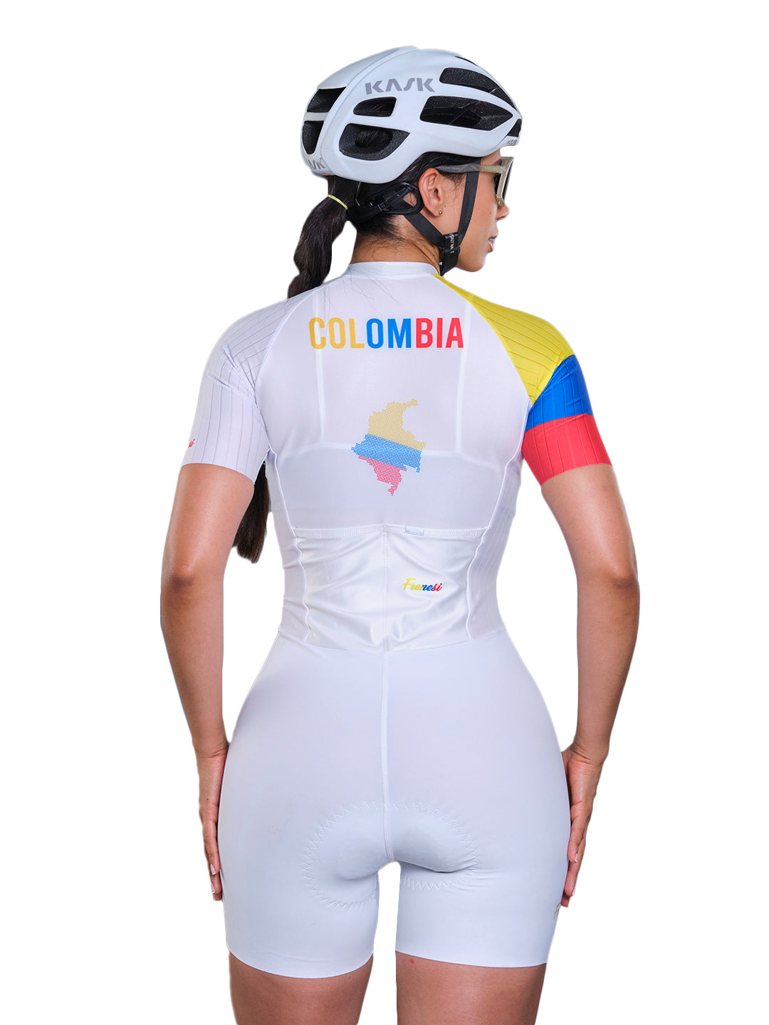 ENTERIZO MANGA CORTA 'COLOMBIA 2023 BLANCO'