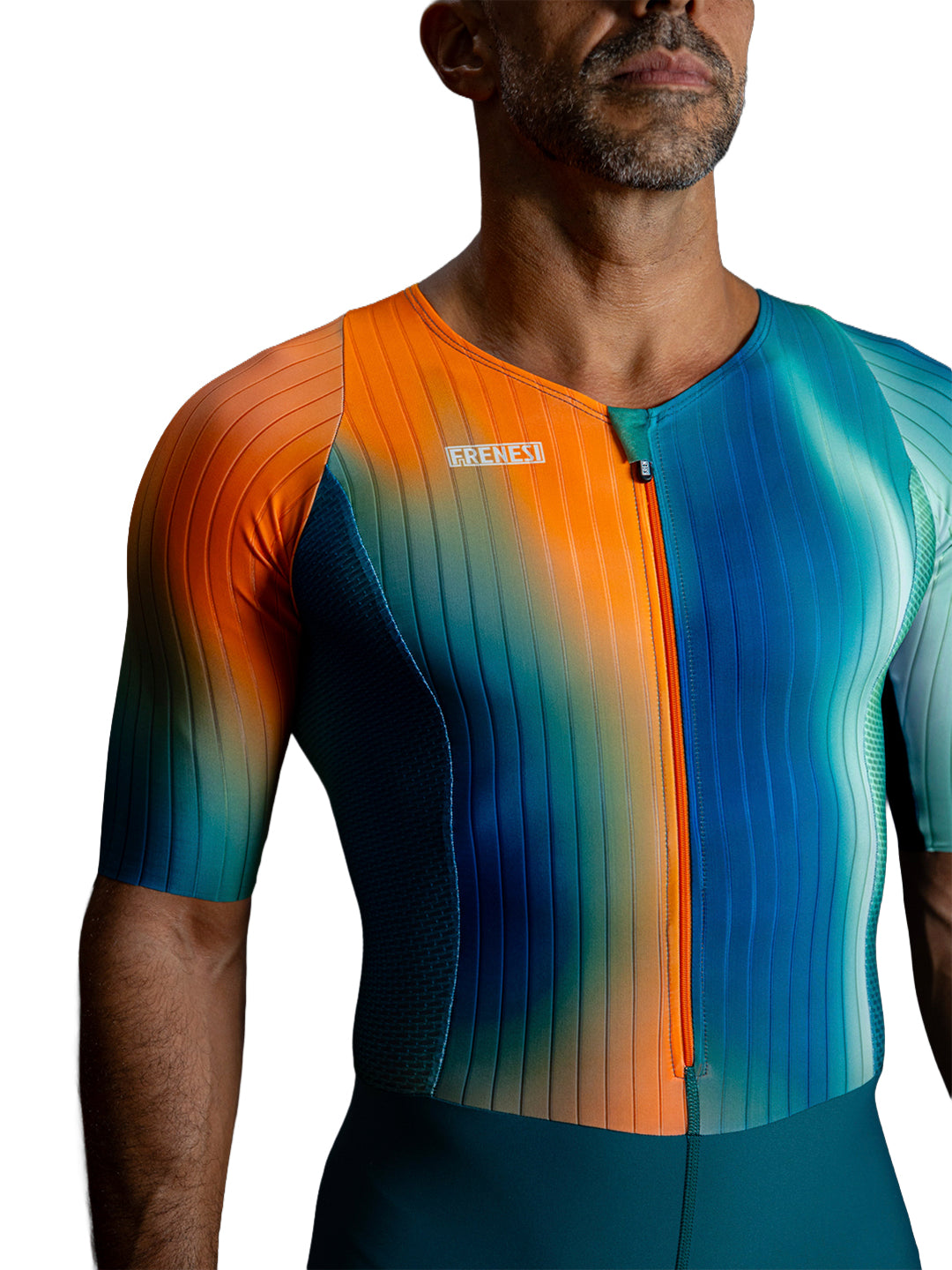 ENTERIZO TIPO KONA 'ORANGE GREEN'