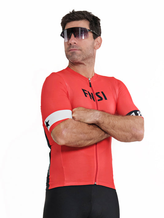 JERSEY MANGA CORTA ESCARLATA