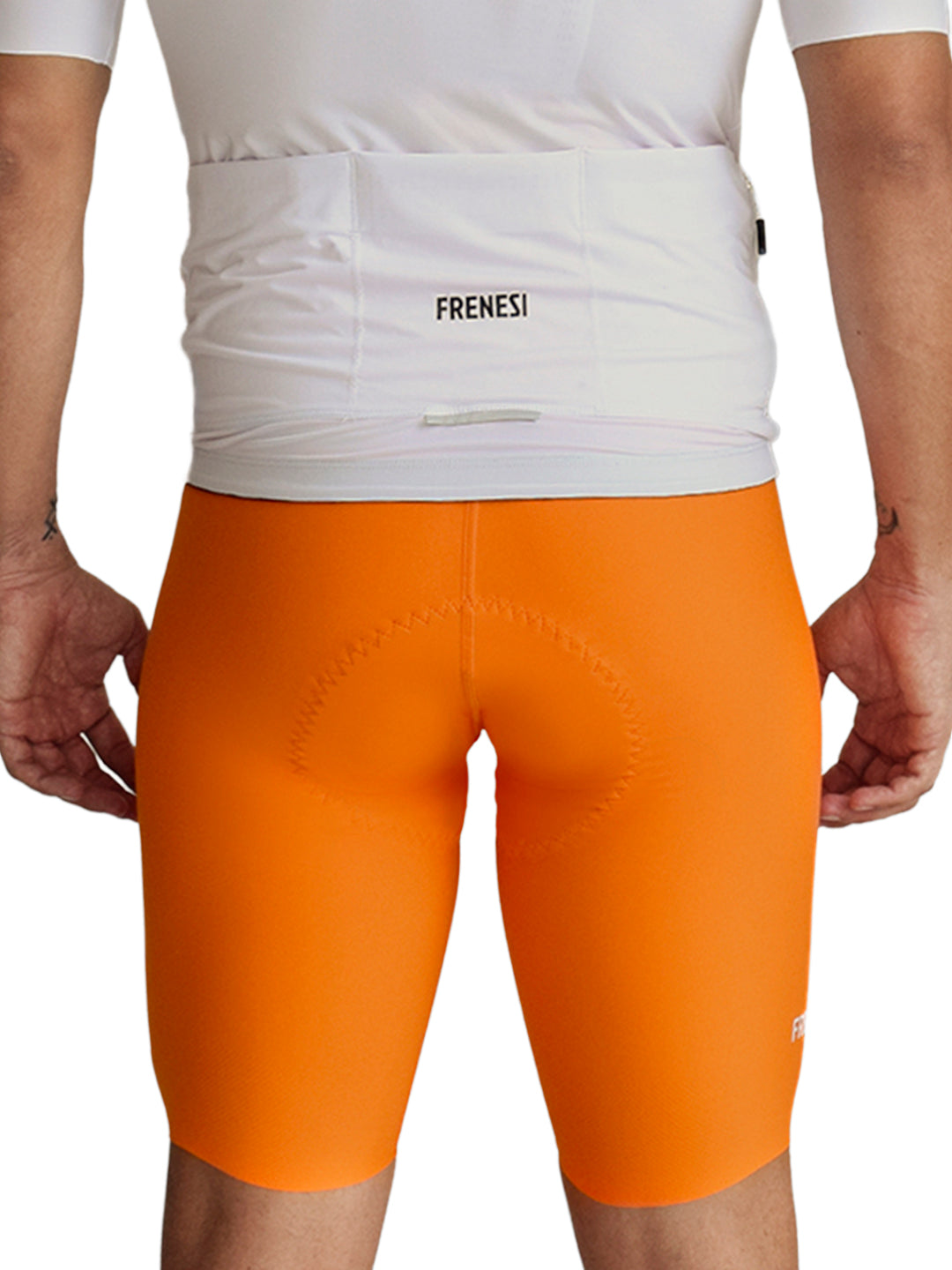 LICRA CORTA CON TIRANTES 'NARANJA'