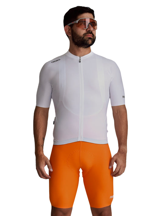 LICRA CORTA CON TIRANTES 'NARANJA'