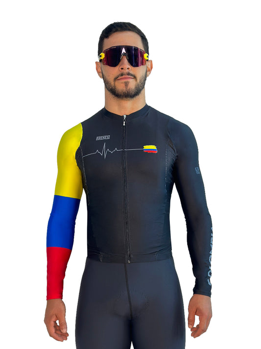 JERSEY MANGA LARGA 'COLOMBIA 2024 NEGRO'