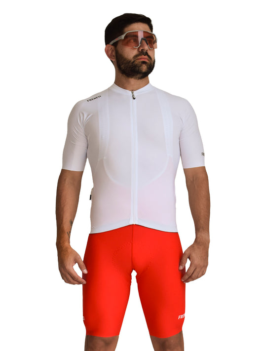 LICRA CORTA CON TIRANTES 'ROJO'