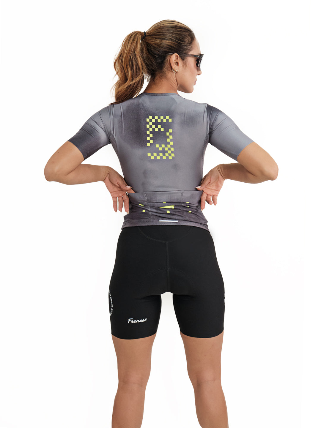 JERSEY GRAY NEON MANGA CORTA
