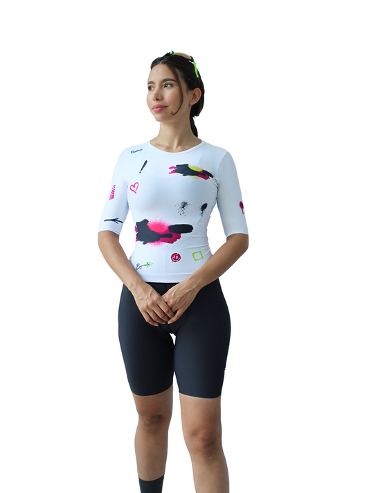 JERSEY MANGA CORTA FIT WHITE