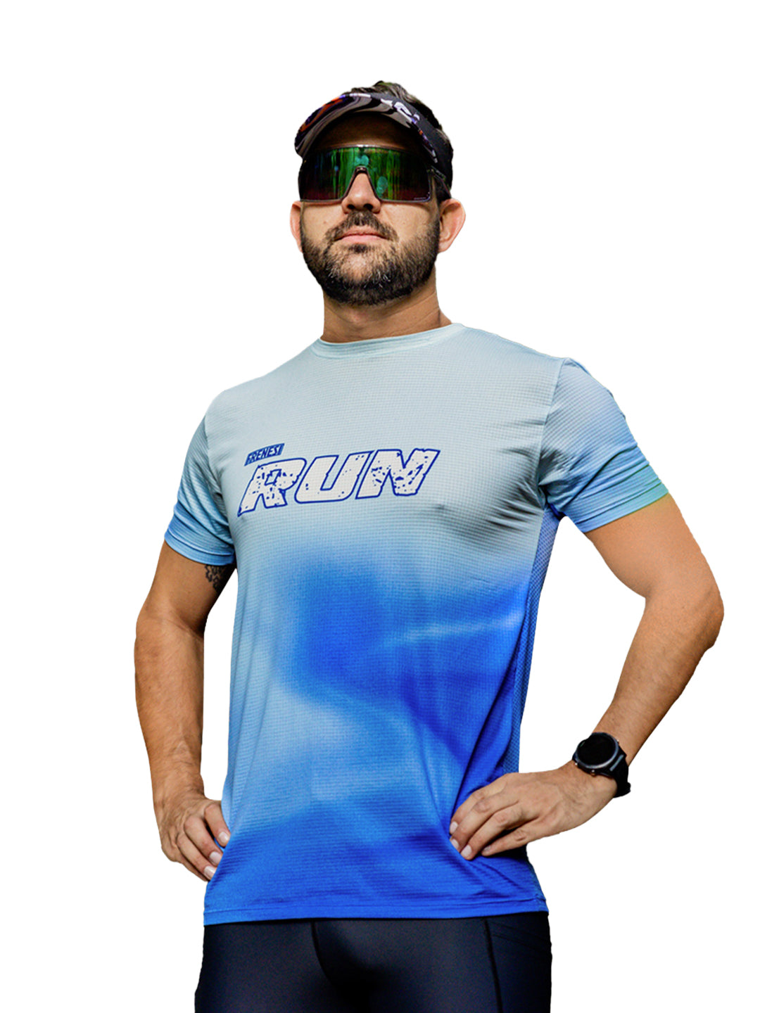 CAMISETA RUNNING 'CREAM BLUE'