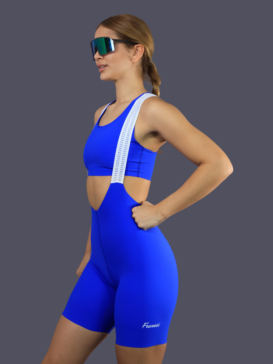 LICRA ÉLITE AZUL REY CON TIRANTES
