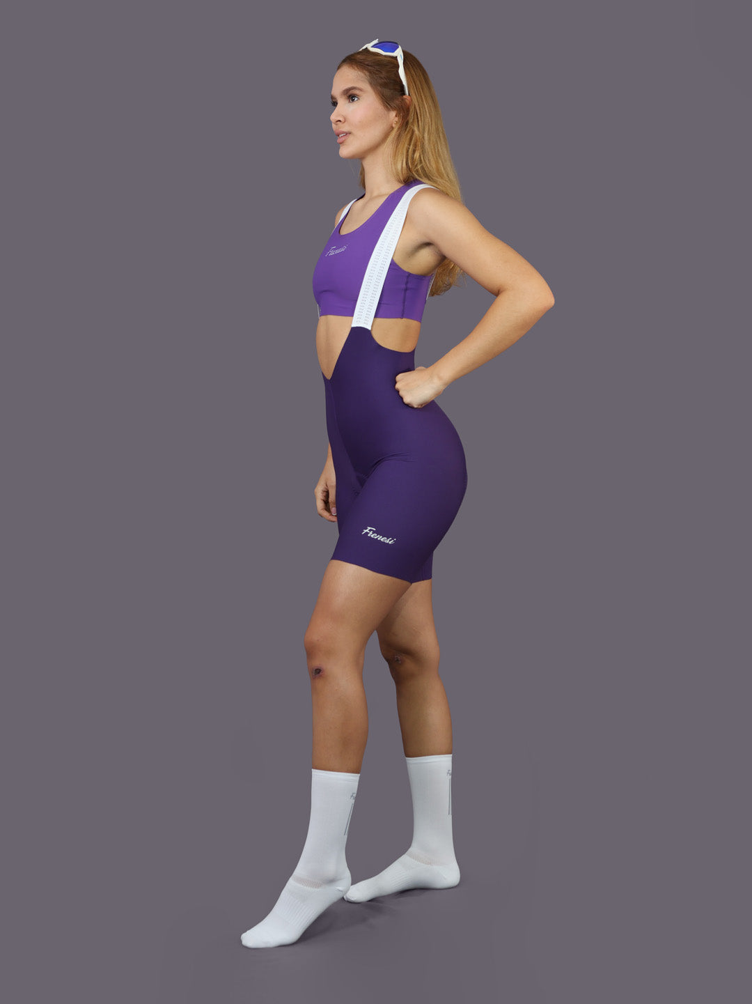 LICRA ÉLITE MORADO CON TIRANTES
