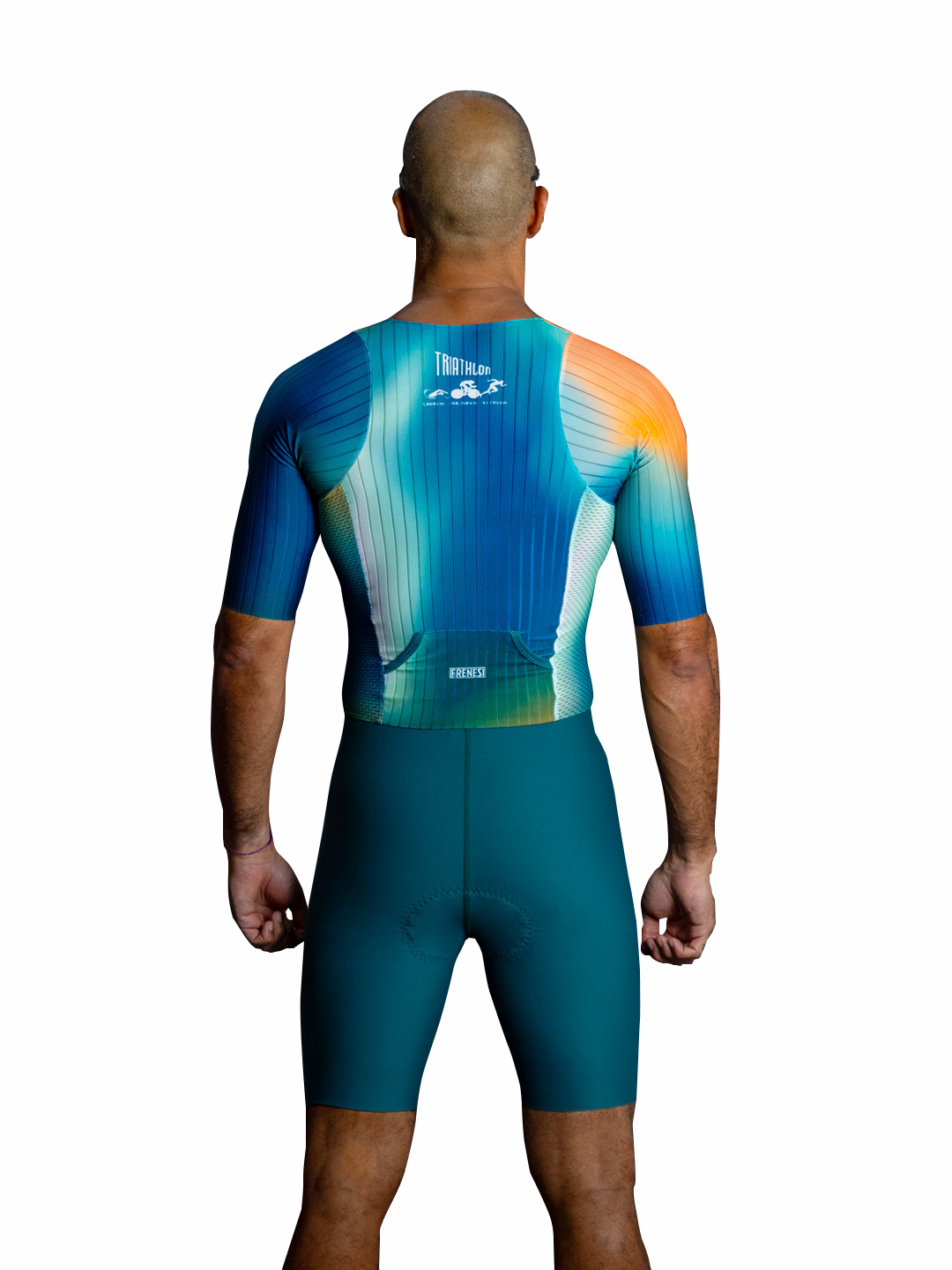 Trisuit Orange Green