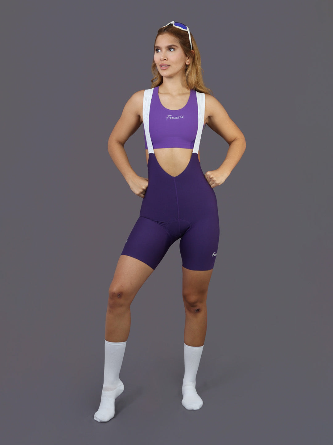 LICRA ÉLITE MORADO CON TIRANTES