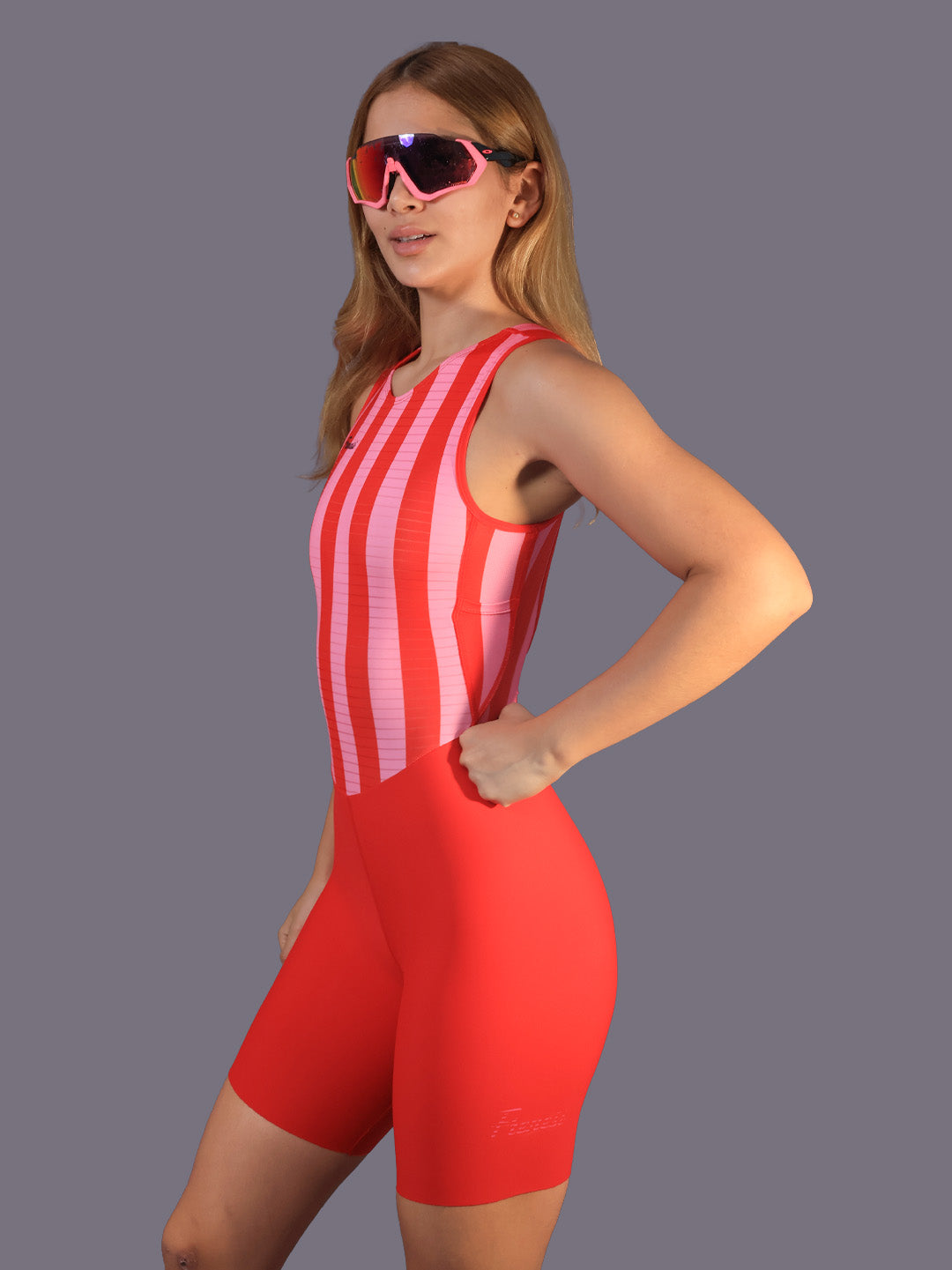 TRISUIT MANGA SIZA TRENDS RED