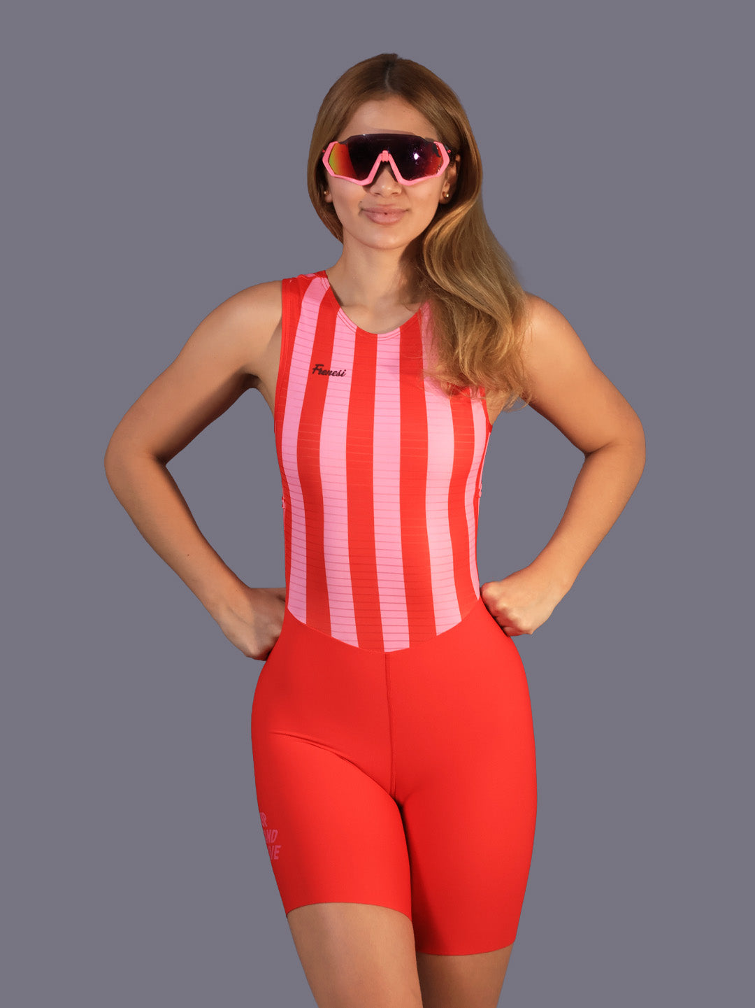 TRISUIT MANGA SIZA TRENDS RED