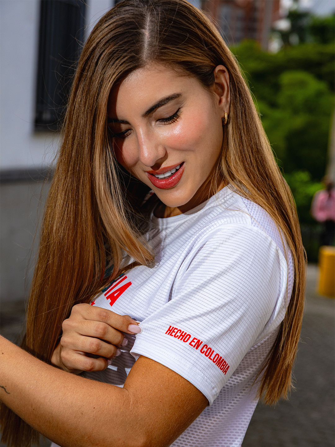 CAMISETA CORTA COL BASIC BLANCA