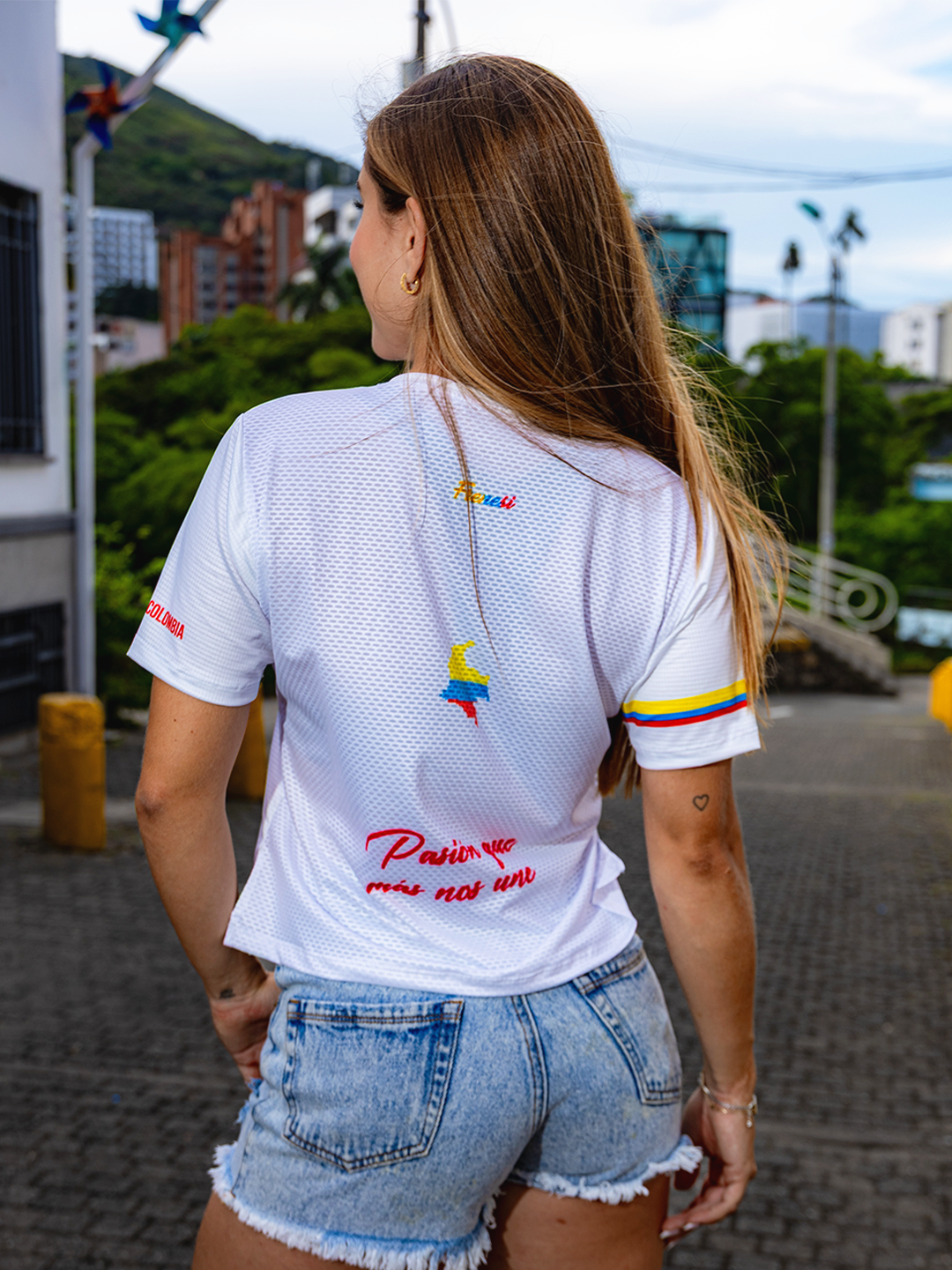 CAMISETA CORTA COL BASIC BLANCA