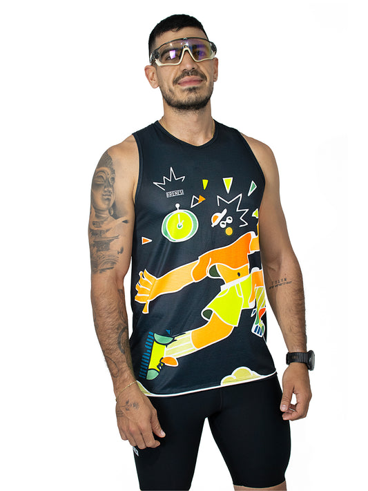 Ref. CONTRA RELOJ NEON  Esqueleto Running