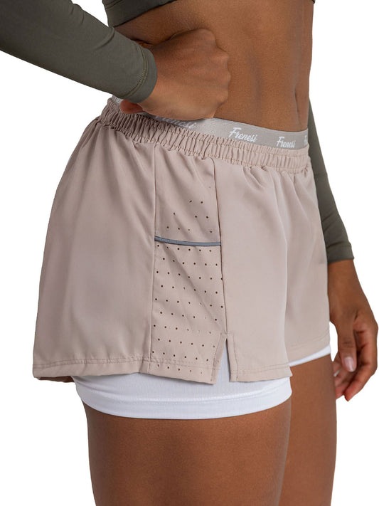Pantaloneta Flash Beige - P08
