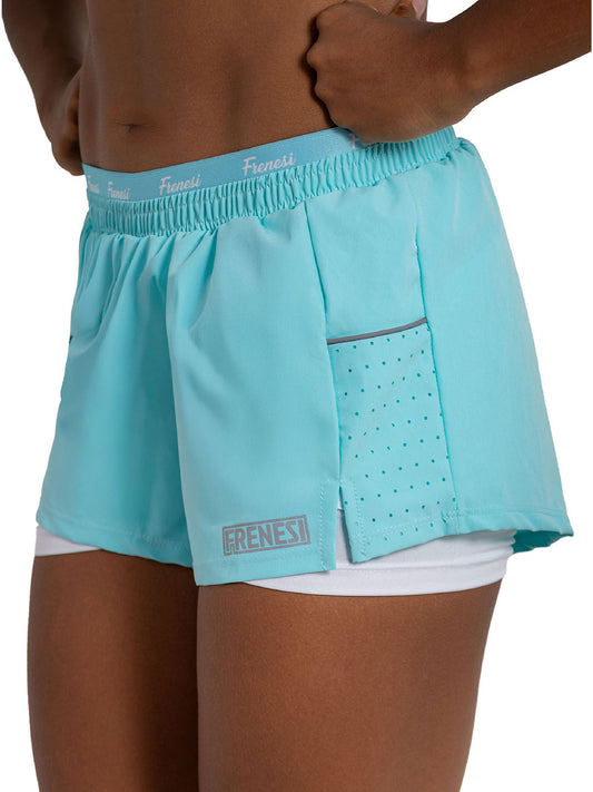 Pantaloneta Flash Verde Menta - P03