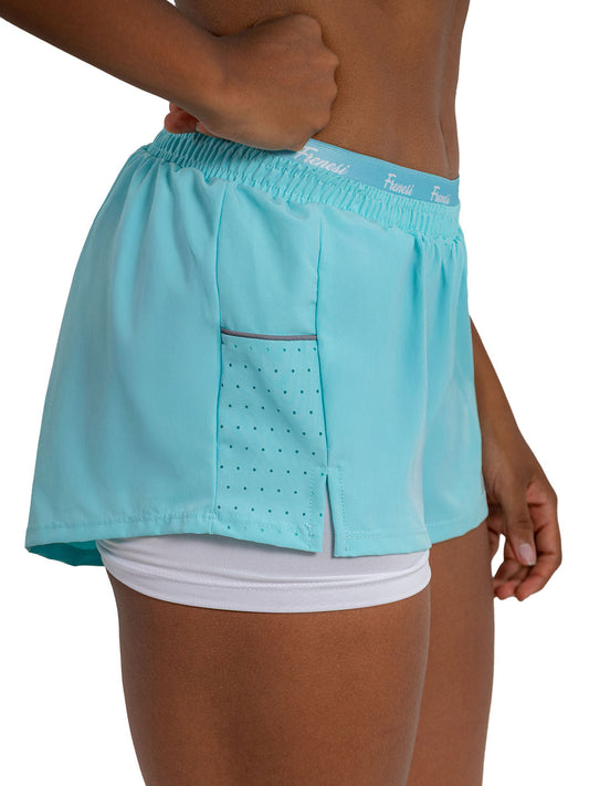 Pantaloneta Flash Verde Menta - P03