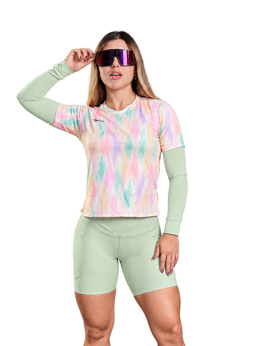 Camiseta Corta Pastel