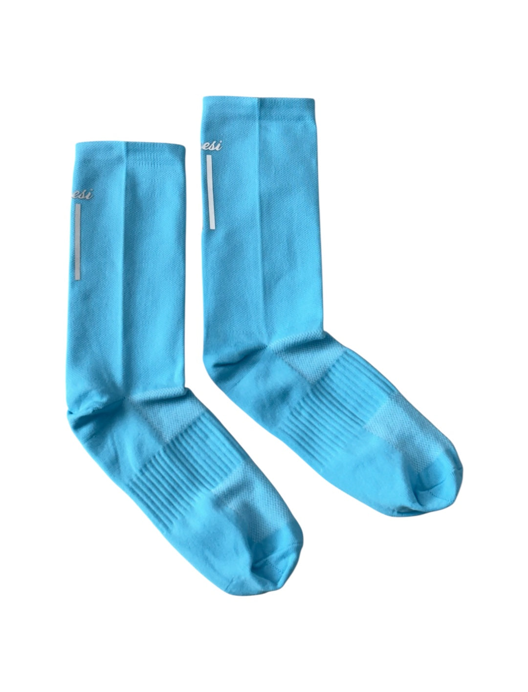 MEDIAS FRENESI CON REFLECTIVO AZUL CELESTE