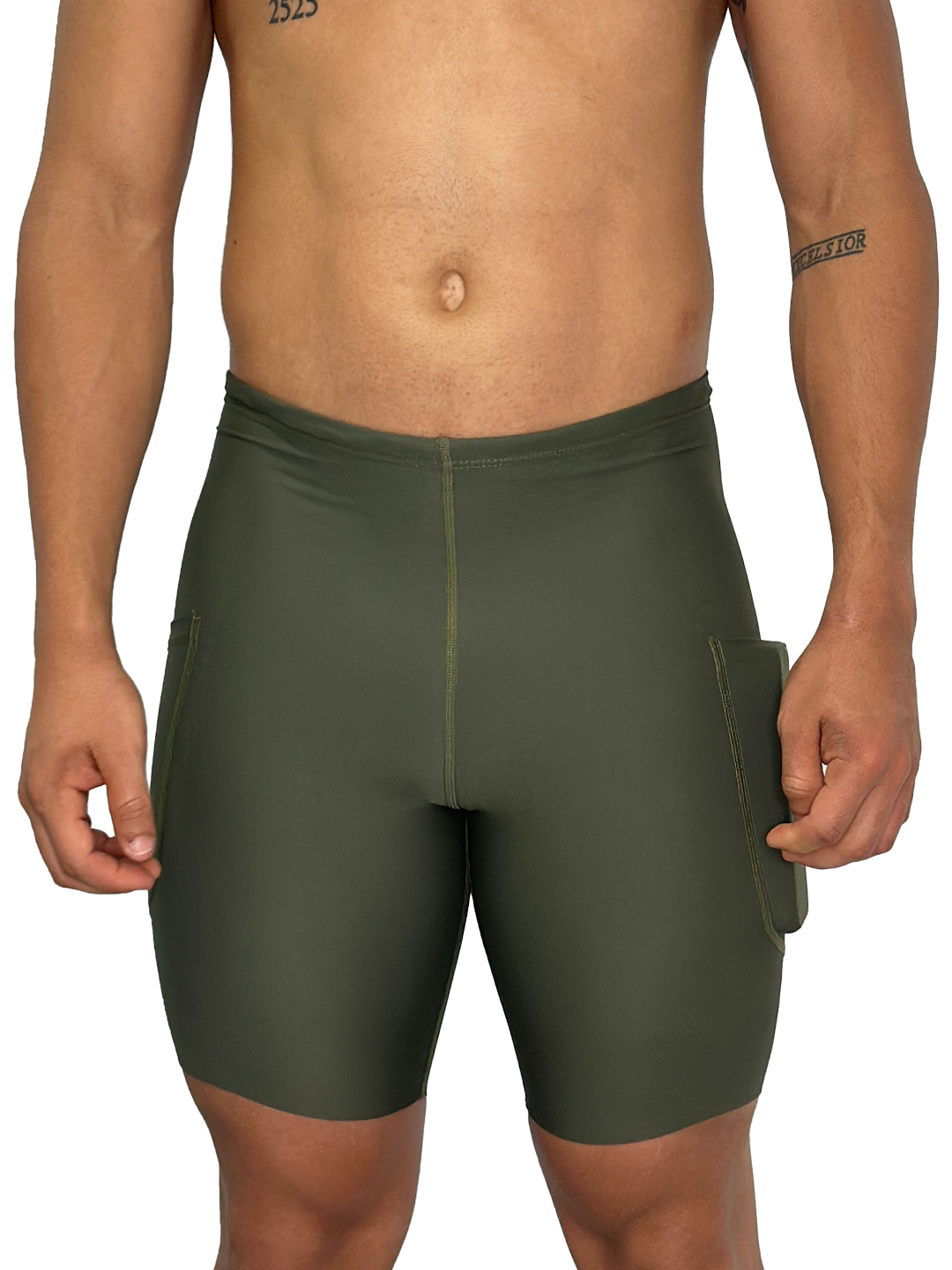 Licra Running Verde Militar