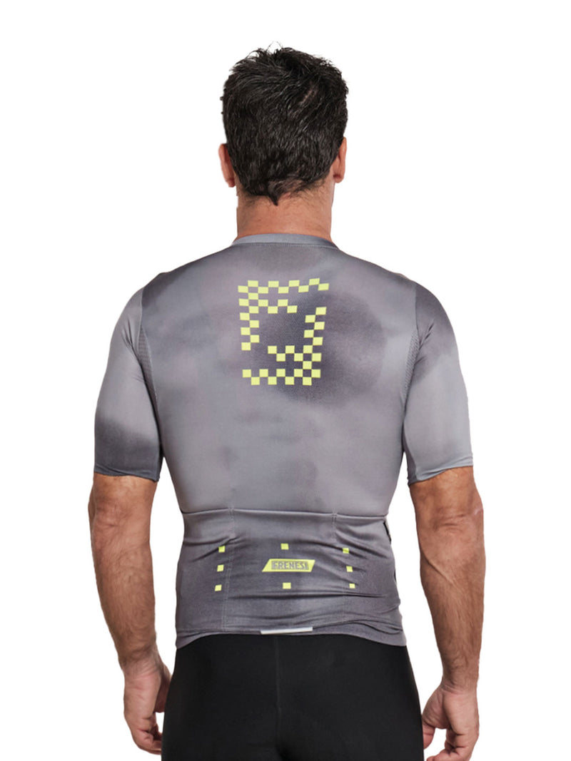 JERSEY MANGA CORTA GRAY NEON