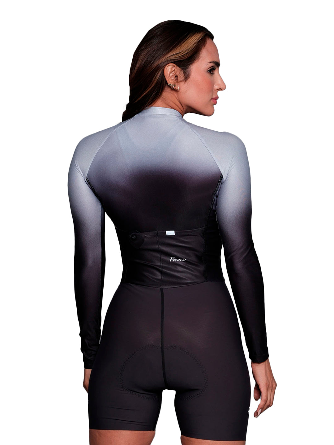 ENTERIZO MANGA LARGA 'CREAM BLACK'