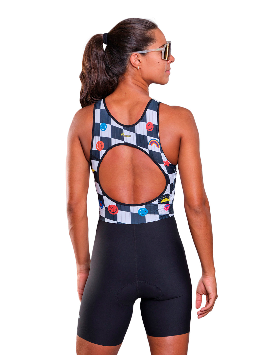 ENTERIZO MANGA SIZA 'DADOS' HUECO POSTERIOR