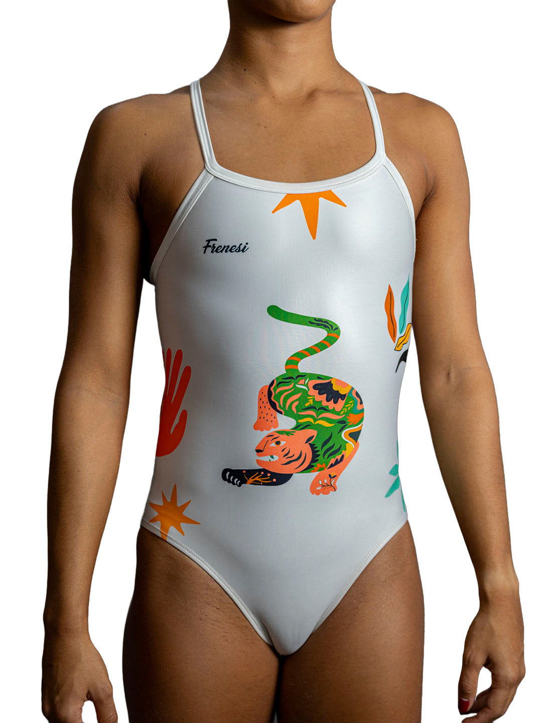 VESTIDO DE BAÑO 'TIGER NEON'