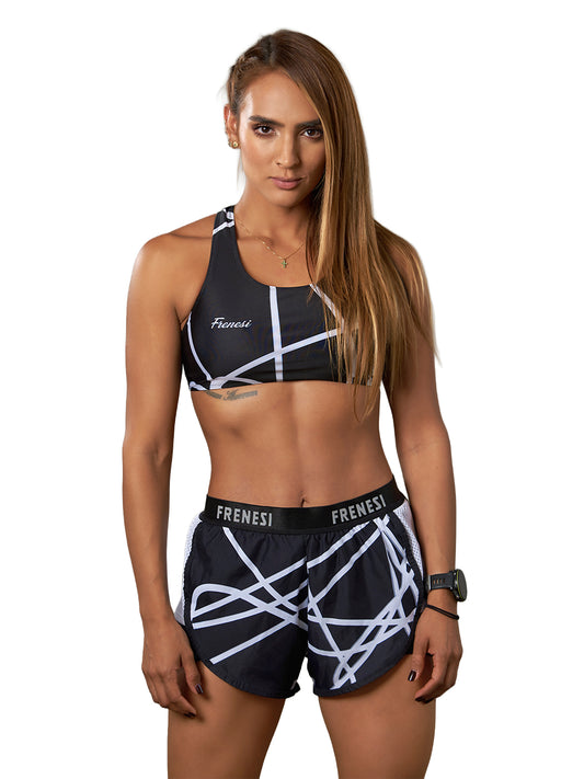 SHORT CON RESORTE 'FRECUENCIA BLACK'