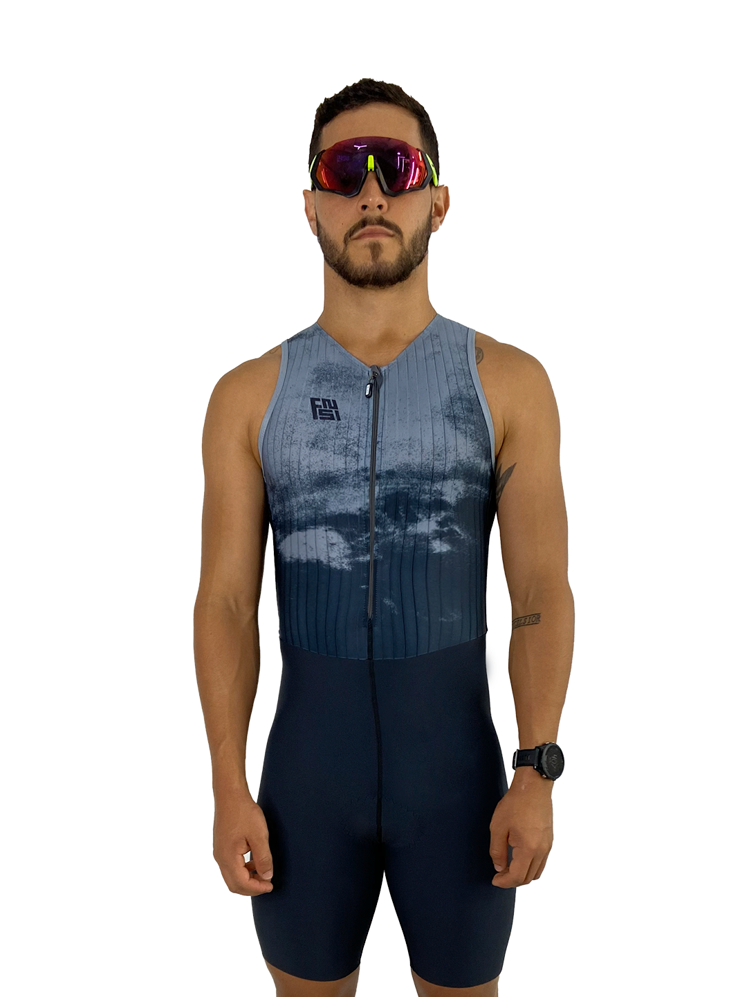 TRISUIT Gris Jaspeado