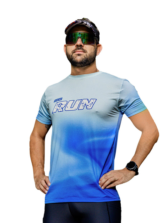 CAMISETA RUNNING 'CREAM BLUE'